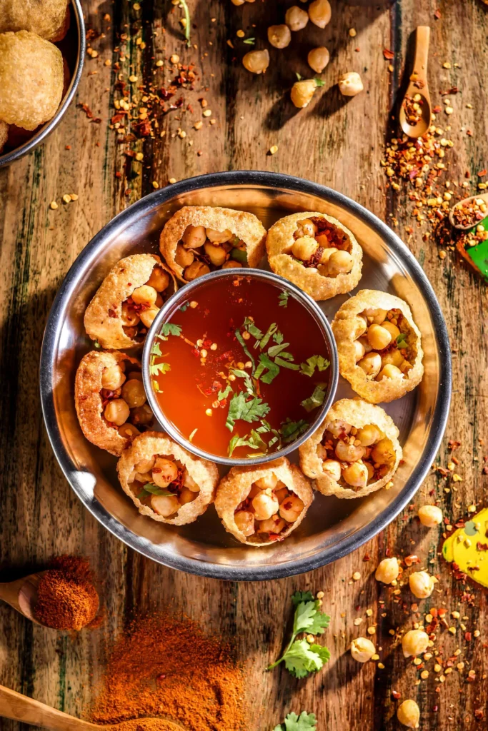 Crispy Gol Gappay with Chatni - Mirchili