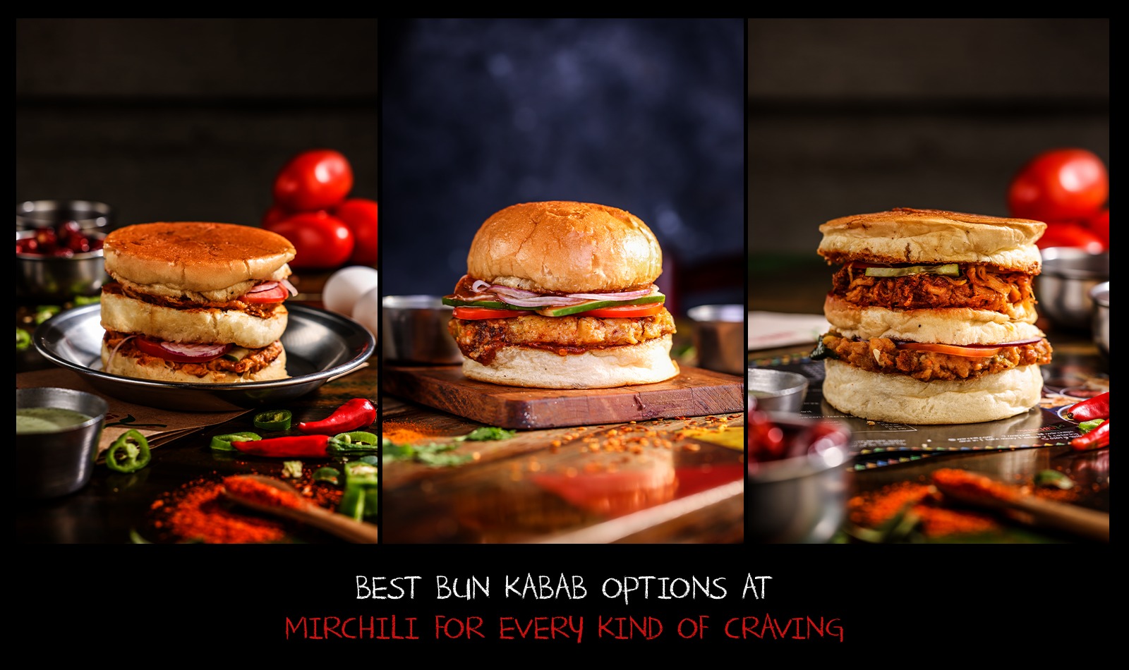 Best bun kabab Karachi options at Mirchili for every kind of craving